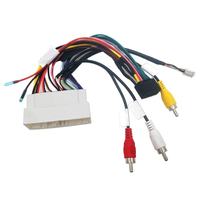 Kabel Adaptor Daya Audio Mobil 16PIN Tembaga Murni PVC untuk Pemutar DVD Android Hyundai Encino Mistra Kia K3 KX5