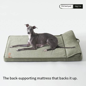 <span class=keywords><strong>2026</strong></span> Luxuriöses Rechteckiges Leinen-Haustierbett Solides Rutschfestes Hunde- & Katzenbett für den Innenbereich - Product Image 5