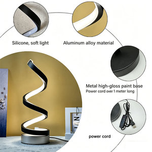 Lámpara de Escritorio con Temporizador y Ahorro de Energía para Dormitorio/Mesita de Noche, Comedor, Bar, Ambiente Limpio, Estilo Ins, Luz Artística - Product Image 5