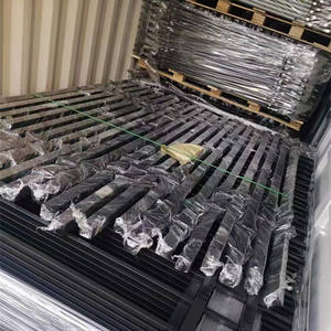 Clôture de jardin en <span class=keywords><strong>fer</strong></span> <span class=keywords><strong>forgé</strong></span> de qualité commerciale avec <span class=keywords><strong>porte</strong></span> de clôture en métal pour décor de restaurant - Product Image 6