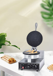 Machine à gaufres électriques commerciale, friteuse, 220-240V, semi-automatique, acier inoxydable, revêtement antiadhésif, 1200W, 9kg, design moderne - Product Image 5