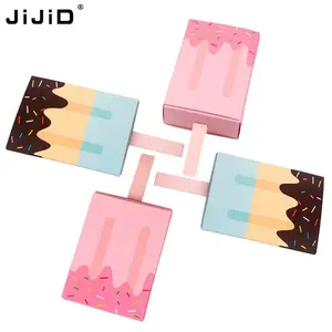 Jijid מפעל jijid מלבני בהתאמה אישית מארזים אריזות נייר דפוס מצוירות אריזה