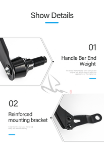 Protège-mains pour moto pour <span class=keywords><strong>YAMAHA</strong></span> XT660Z, <span class=keywords><strong>Tenere</strong></span> <span class=keywords><strong>XT</strong></span> <span class=keywords><strong>660</strong></span>, Z XTZ660, XTZ <span class=keywords><strong>660</strong></span>, protection des poignées, pare-brise - Product Image 3