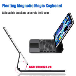 Funda con Teclado y <span class=keywords><strong>Mouse</strong></span> Inalámbrico <span class=keywords><strong>Magic</strong></span> Trackpad 2018 para iPad Air 5 4 10.9 Pro 11 2021 <span class=keywords><strong>2020</strong></span> Tablet USB Piano Óptico OEM USB Tipo C - Product Image 4