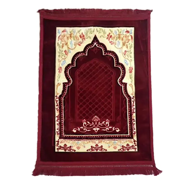 שטיח תפילה מוסלמי סדרת שטיחי תפילה מתפלל שטיח האיסלאם מחצלת