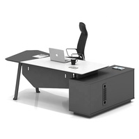 Table de bureau moderne en bois en forme de L, mobilier de bureau