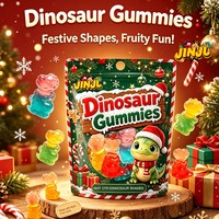 TikTok's viral kerstcadeautjes voor kinderen: Dinosaurusvormige gemengde fruitgummies, halal snoepjes voor een afternoon tea party