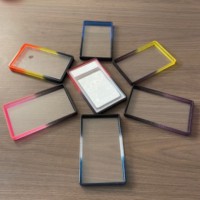 Protection Premium pour Cartes PSA : Plaque Arrière en Acrylique Transparent et Manchon en TPU Dégradé pour Cartes à Collectionner