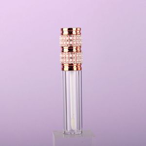 Tubos de Brillo Labial Transparente de 5 ml con Adornos Brillantes, Tapa de Rosca, Impresión UV, Triple Inspección de Calidad, Envase Cosmético Vacío para Corrector - Product Image 6