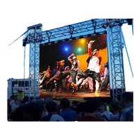 Mur vidéo LED P3.91 de location, étanche IP65, écran de fond de scène incurvé, 7680Hz, pour concerts et événements