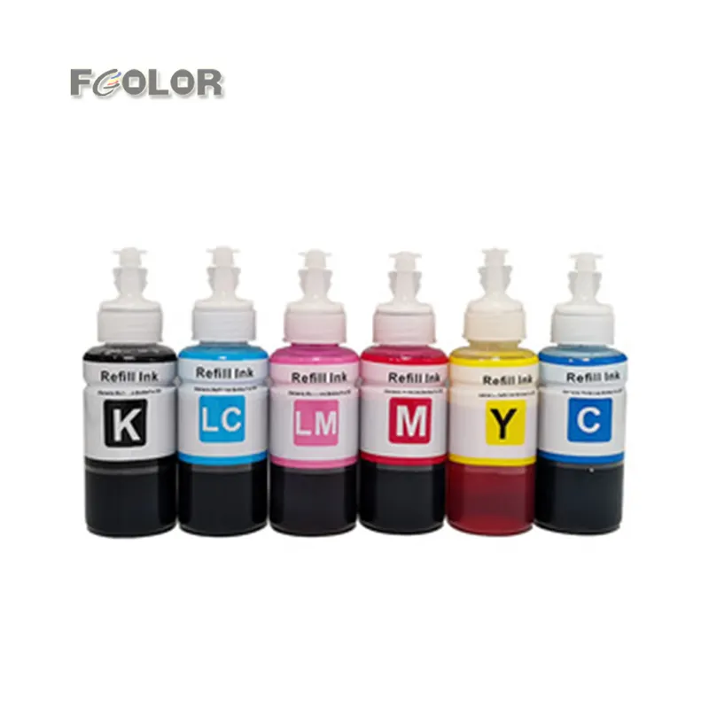Universal Dye Ink Manufacturer 70ML 6 colors Refill Ink For Epson/HP/CANON Desktop Printer