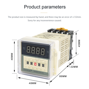 Temporizador de retardo de, interruptor de apagado, relé de retardo de tiempo, relé de tiempo de DH48S-2Z - Product Image 3