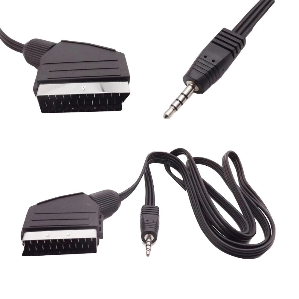 Câble SCART 1,5m - Connecteur 21 Pôles - Blindage Multi-couche - Qualité Full HD - Série PRO