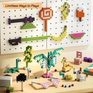 ชุดตัวต่อบล็อกพลาสติก ABS รูปผีเสื้อ ยูโกล แคท พิกเซลอาร์ต ลิงค์ คิวบ์ สำหรับเด็ก - Product Image 4