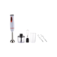 Mixeur Plongeant Électrique Détachable avec Lumière LED 400W 2 Vitesses Facile à Nettoyer Écologique pour Hôtels et Usage Domestique Alimenté par Batterie en Plastique