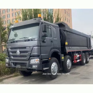 2024 Prijs Sinotruck Howo 8X4 12 Banden 30 Ton 40ton 50 Ton 30 Kubieke Meter Kiepwagen Voor Levering Van Zandsteenerts