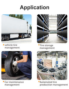 Etiqueta Mini UHF SUNLANRFID de Largo Alcance, Etiqueta Adhesiva RFID para Neumáticos de Camiones y Automóviles, Hecha de Material de Goma Duradero - Product Image 6