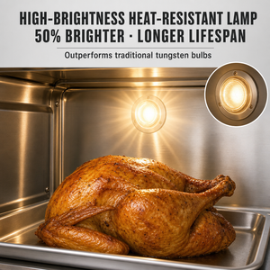 Horno Eléctrico Profesional de 2 Niveles y 4 Bandejas con Temperatura de hasta 400 °C y Temporizador para Panadería Comercial de Pizza y Pan - Product Image 4