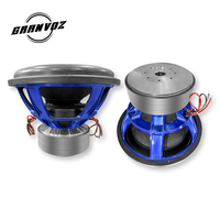 Haut-parleur de voiture subwoofer professionnel big bass 18 pouces 4000watt 470Oz 2 OHMS haut-parleur de voiture audio