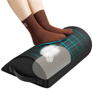 U149 Taburete Ergonómico de Soporte de Pierna Fondo Antideslizante con Cubierta Lavable Reposapiés de Oficina Debajo del Escritorio - Product Image 1