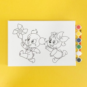 Giocattoli <span class=keywords><strong>da</strong></span> disegno per bambini all'ingrosso della fabbrica pittura a olio digitale ad acquerello cartone animato a mano pittura Graffiti - Product Image 4