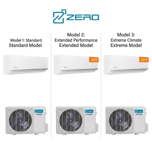 Ductless Heat Pump Mini Split Wall-Mounted Air Conditioner R454B Ready AC System High Efficiency Smart Hotel Household Superior