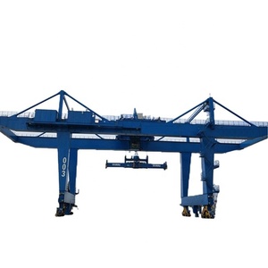 45T Double Girder <strong>Rail</strong> <strong>Mounted</strong> Container Lifting <strong>Gantry</strong> <strong>Crane</strong> Price - Product Image 1