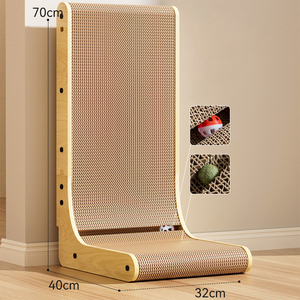 Nhà sản xuất bán buôn L hình dạng các tông sóng mèo <span class=keywords><strong>scratcher</strong></span> Hội Đồng Quản Trị - Product Image 2