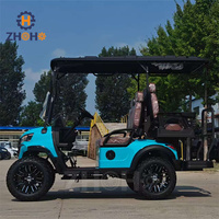 Voiturette de golf classique de haute qualité, 4 places, 48V 4KW, kit de conversion de voiturette de golf électrique pour 4 personnes