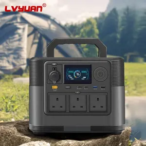 Lvyuan Oplaadbare Energievoorziening Elektriciteitscentrale Generatoren Draagbare 1200W Zonne-Energie Super Draagbare Krachtcentrales Voor Thuis/Buiten Deur