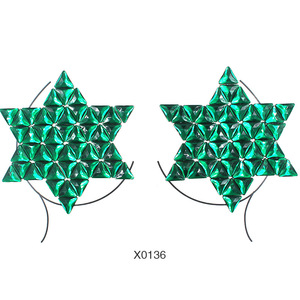 Adesivi per tatuaggi con strass di cristallo <span class=keywords><strong>In</strong></span> Stock feste feste con viso sorriso decorazioni per il corpo con stella del seno di natale <span class=keywords><strong>giorno</strong></span> della terra - Product Image 6