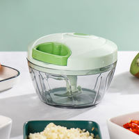 Hete Verkoop Milieuvriendelijke Duurzame Roestvrijstalen Mini Keuken Multifunctionele Fruit Groentesnijder Chopper Eenvoudig Handmatig Gereedschap