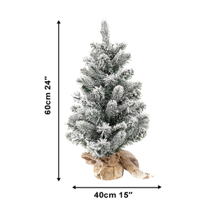 Sapins de Noël verts miniatures de haute qualité et abordables pour différentes occasions, avec base en bois - Product Image 1