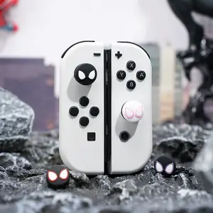 Nieuwe Trend Nin Tendo Switch Joystick Cap Oled Console Knop Case Controller Cover Ns Marvel Spiderman Parallel Werelden Games