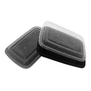 28oz contenitore di alimento a microonde usa e getta da asporto scatola di conservazione degli alimenti con coperchio frutta contenitore di plastica bento box tiniff box