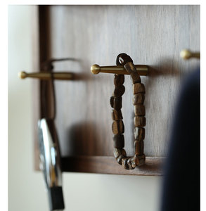 Wholesale Brass Robe Decoration Hooks <strong>Rails</strong> Brushed Brass <strong>Clothes</strong> Rack Door Hooks for Bathroom Kitchen <strong>Wall</strong> Hanging Accessories - Product Image 2