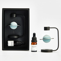 Diffuseur d'arômes créatif en forme d'astéroïde flottant sur le thème de la boue, parfum thé blanc, portable, ornement de chambre, cadeau, planète en ciment, style moderne et minimaliste