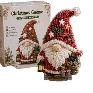 Gnome 3D Fabric Poke Art Kit DIY Handmade Cloth Halloween Craft with <strong>Elf</strong> Dwarf Design - Product Image 5
