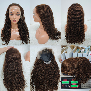 Promoción Letsfly: Peluca de Cabello Brasileño con Frente de Encaje 13x4, Ondas de Agua, 250% de Densidad, Color Ombre, 26 Pulgadas, Peluca Completa para Mujer, 107$ - Product Image 4