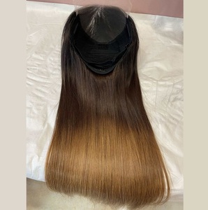 Perruque frontale complète en dentelle HD 6x5 9x6, couleur Ombré <span class=keywords><strong>Blond</strong></span> Miel, en cheveux humains vierges brésiliens sans colle, vente en gros pour femmes noires - Product Image 1