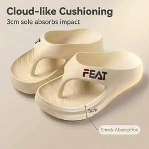 Yearning man EVA flip-flop, Indoor/outdoor Soft Sole Home <b>Slippers</b>, Comfortable Summer Couple Footwear - Product Image 4