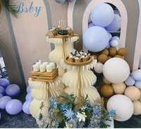H233 Nouvelle colonne romaine pliante cylindrique sur le thème du mariage pour table de desserts, panneau de signalisation pour décoration de fenêtre et aménagement de scène de fête