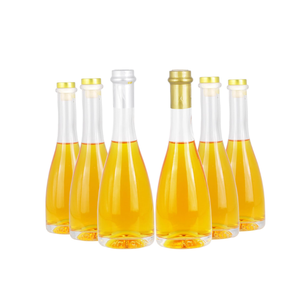 375ml Whisky Vino Bebidas Aceites Kombucha Kefir Vinagre <span class=keywords><strong>Cerveza</strong></span> Botellas de vidrio transparente con tapas superiores en T - Product Image 1