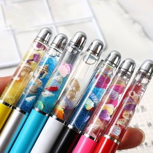 Custom <b>Stripping</b> Style Promotion Gifts <b>Plastic</b> Ballpoint Pen with Liquid Floating Feature - Product Image 3