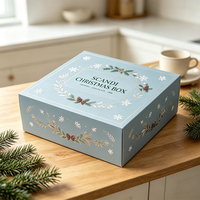 Caja de Regalo Rígida con Diseño Floral Vintage para Fiestas, Personalizable para Té, Vino, Bebidas, Dulces, Comestibles, Embalaje OEM ODM, Caja de Cartón Impresa