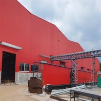 Installation rapide industrielle, structure métallique préfabriquée/préfabriquée à ossature métallique, structure métallique résistante aux séismes, entrepôt/atelier modulaire