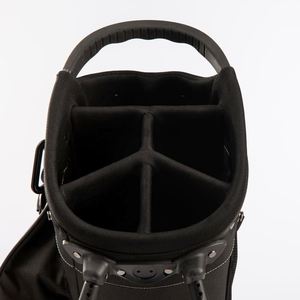 Sac de golf personnalisé avec logo BSCI, en nylon noir, imperméable, léger, avec support de transport, pour hommes - Product Image 3