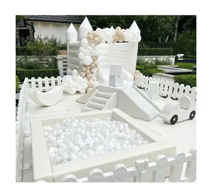 Hot selling Factory Soft play climbers playground equipment indoor soft play round ball pit with slide soft play equipment