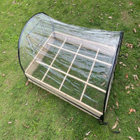 XWP025 grand lit de jardin extérieur avec revêtement en PVC sol de jardinière de légumes en bois de sapin pour la plantation de Pot de fleur de pépinière à la maison