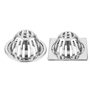 Desagüe de Piso Cuadrado de Acero Inoxidable de 4 Pulgadas, Anticorrosión, para Uso en Exteriores - Product Image 3